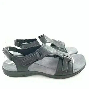 Easy spirit explore 24 size 6.5 37 black leather Essaandcastle walking outdoors